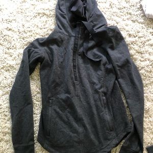 Lululemon grey half zip hoodie